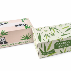 Bambusové kapesníky 135 ks 3 vrstvé